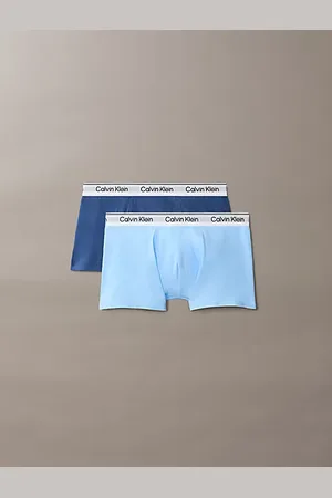Calvin Klein 2 Pack Boys Trunks - Icon Cotton Stretch