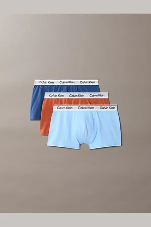 Calvin Klein 3 Pack Boys Trunks - Icon Cotton Stretch