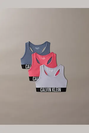 Calvin Klein 3 Pack Girls Bralettes - Intense Power