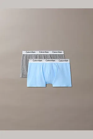 Calvin Klein 2 Pack Boys Trunks - Icon Cotton Stretch