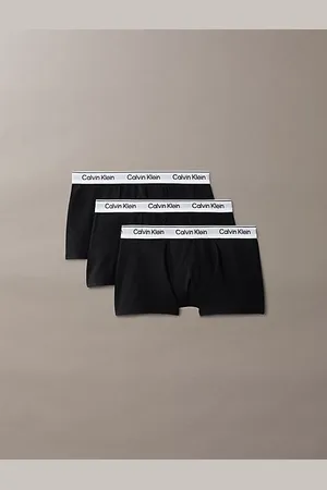Calvin Klein 3 Pack Boys Trunks - Icon Cotton Stretch