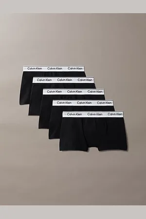 Calvin Klein 5 Pack Boys Trunks - Icon Cotton Stretch