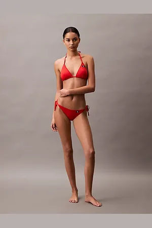 Calvin Klein Tie Side Bikini Bottoms - CK Monogram
