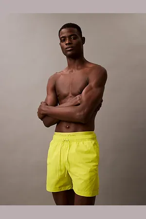 Calvin Klein Double Waistband Swim Shorts - CK Soft Nylon