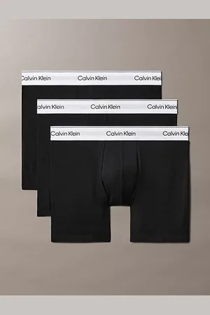 Calvin Klein 3 Pack Boxer Briefs - Icon Cotton Stretch