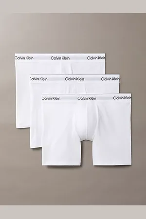 Calvin Klein 3 Pack Boxer Briefs - Icon Cotton Stretch