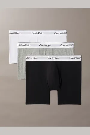 Calvin Klein 3 Pack Boxer Briefs - Icon Cotton Stretch