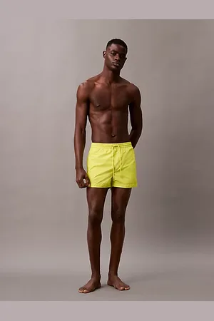 Calvin Klein Short Drawstring Swim Shorts - Logo Tape