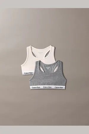 Calvin Klein 2 Pack Girls Bralettes - Icon Cotton Stretch