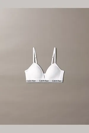 Calvin Klein Girls Triangle Bra - Icon Cotton Stretch