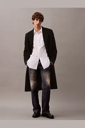 Calvin Klein Denim Print Tailored Trousers