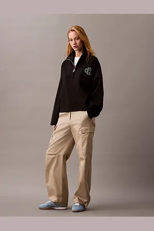 Calvin Klein Monogram Logo Quarter Zip Spacer Jacket