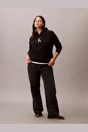 Calvin Klein Plus Size Monogram Hoodie