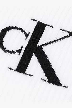 Calvin Klein 4 Pack Soft Combed Cotton Logo Crew Socks