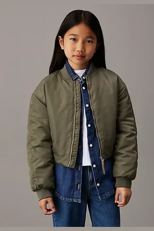 Calvin Klein Boxy Satin Bomber Jacket