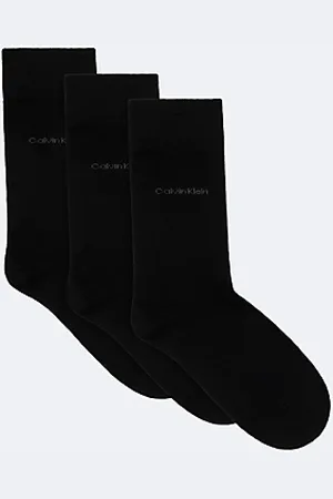 Calvin Klein 3 Pack Soft Combed Cotton Crew Socks