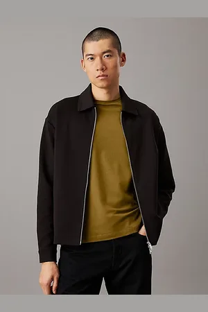 Calvin Klein Relaxed Interlock Zip Up Jacket