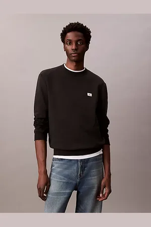 Calvin Klein Cotton Terry Badge Sweatshirt