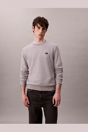 Calvin Klein Cotton Terry Badge Sweatshirt