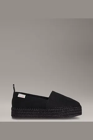 Calvin Klein Canvas Platform Espadrilles
