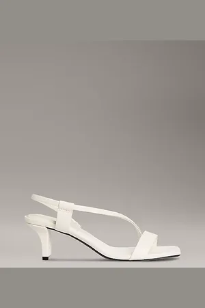 Calvin Klein Leather Heeled Sandals