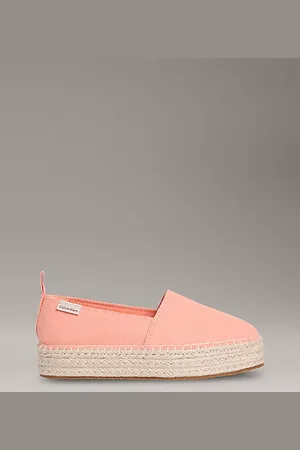 Calvin Klein Canvas Platform Espadrilles