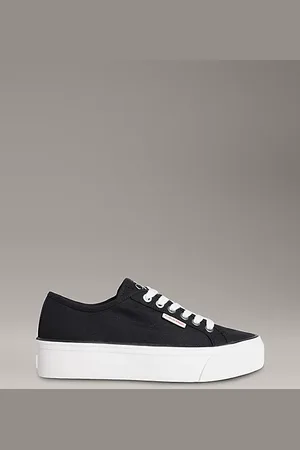 Calvin Klein Canvas Platform Trainers