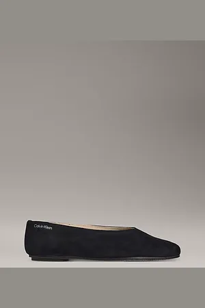 Calvin Klein Suede Ballerinas