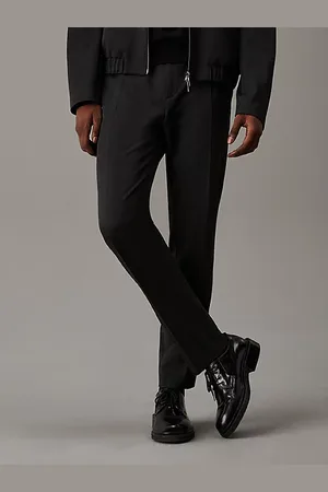 Calvin Klein Slim Tapered Flannel Trousers