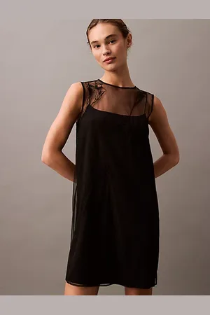 Calvin Klein Embroidered Mini Dress