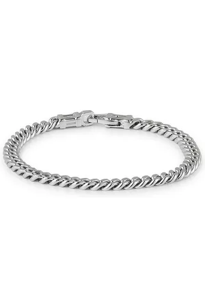 Tom Wood Curb Bracelet L Silver