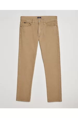 Ralph Lauren Mænd Slim bukser - Sullivan Slim Fit Stretch 5-Pocket Pants Khaki