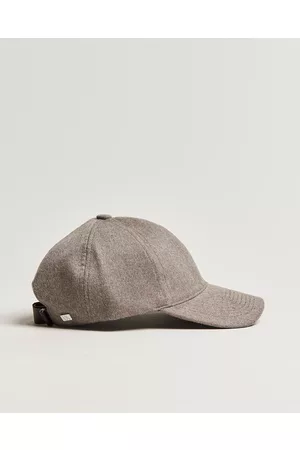 Lane Crawford Mænd Kasketter - Cashmere Baseball Cap Marble Beige