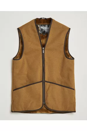 Barbour Warm Pile Waistcoat Zip-In Liner Brown