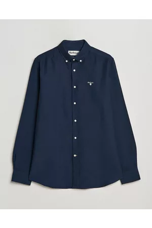 Barbour Tailored Fit Oxford 3 Shirt Navy