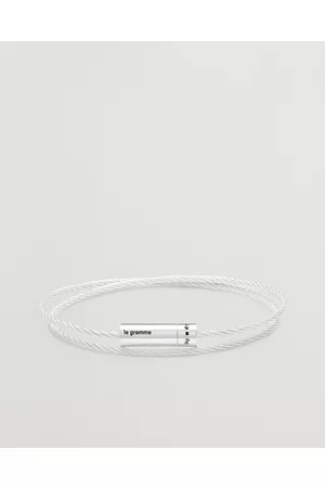 Le Gramme Mænd Armbånd - Double Cable Bracelet Sterling Silver 9g