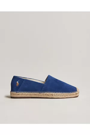 Ralph Lauren Mænd Espadrillos - Cevio Suede Espandrilles Light Navy
