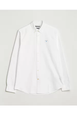 Barbour Mænd Langærmede skjorter - Tailored Fit Oxford 3 Shirt White