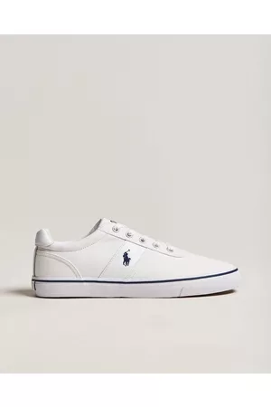 Ralph Lauren Hanford Canvas Sneaker Pure White