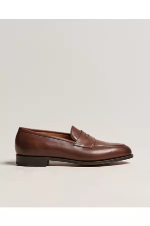 EDWARD GREEN Mænd Flade sko - Piccadilly Penny Loafer Dark Oak Antique