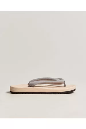 BEAMS JAPAN Mænd Tøffler - Wooden Geta Sandals Light Grey