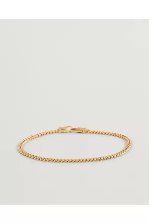 TOM WOOD Mænd Armbånd - Curb Bracelet M Gold