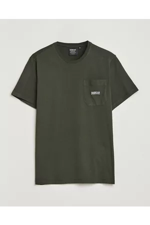 Barbour Mænd Kortærmede - Radok Pocket Crew Neck T-Shirt Forrest Green