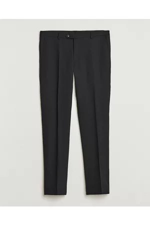 Oscar Jacobson Mænd Habitbukser - Denz Wool Trousers Black