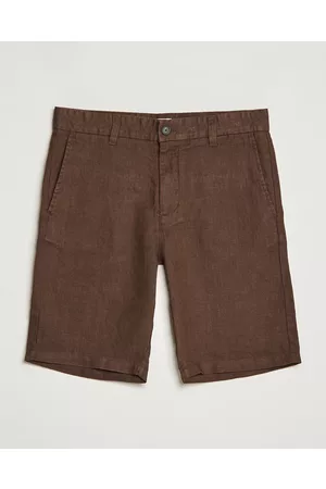 NN.07 Mænd Shorts - Crown Linen Shorts Brown