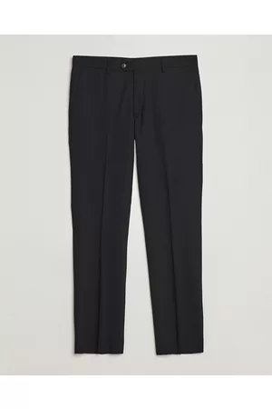 Oscar Jacobson Mænd Habitbukser - Diego Wool Trousers Black