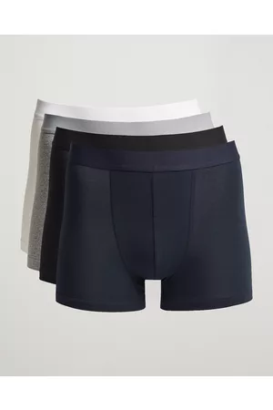 Bread & Boxers Mænd Underbukser - 4-Pack Boxer Brief White/Black/Grey/Navy