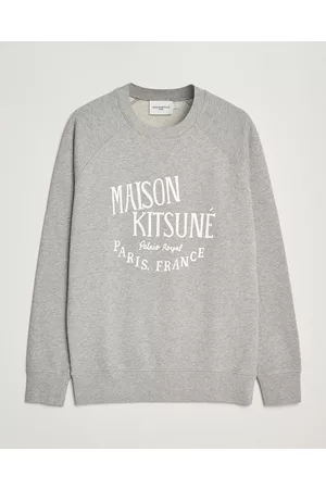 Maison Kitsuné Mænd Sweatshirts - Palais Royal Classic Sweatshirt Grey Melange