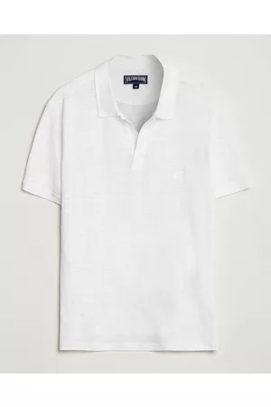 Vilebrequin Mænd Poloer - Jersey Linen Polo Blanco