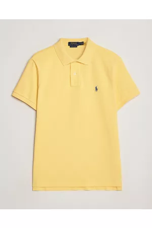Ralph Lauren Mænd Poloer - Custom Slim Fit Polo Fall Yellow